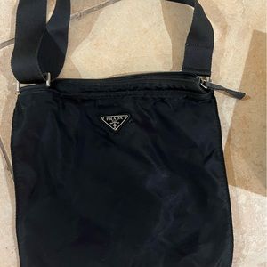 Damaged authentic Prada nylon crossbody